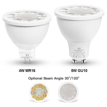激安 GLEDOPTO スマートホームカラーとデュアル白 5 ワット GU10 4 ワット Mr16 2700-6500 18K LED スポットライト Zigbee 3.0 Amazon で動作 Alexa エコー Puls