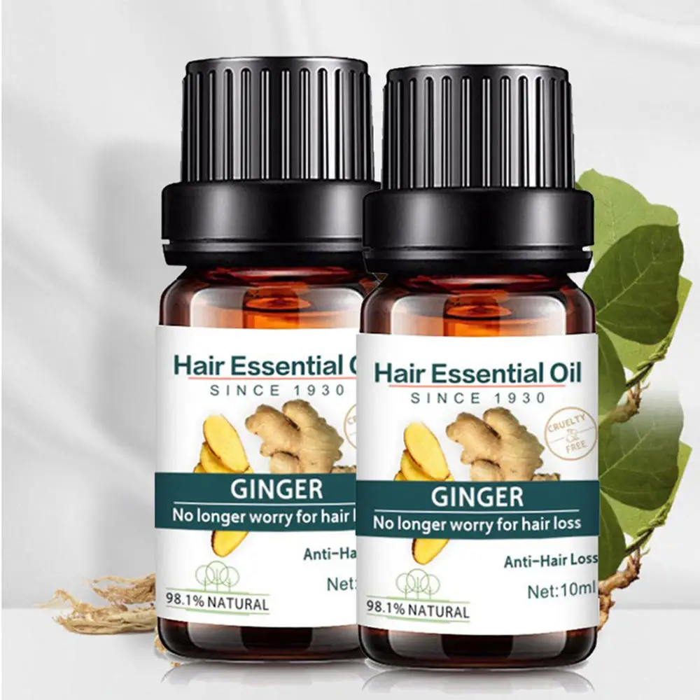 10ml Ginger Hair Essential Oil Hairdressing Hair Mask Plant Extract Essential Oil Dry and Damaged Treatment Hair Nutrition Hair 10ml Ginger Hair Essential Oil Hairdressing Hair Mask Plant Extract Essential Oil Dry and Damaged Treatment Hair Nutrition Hair