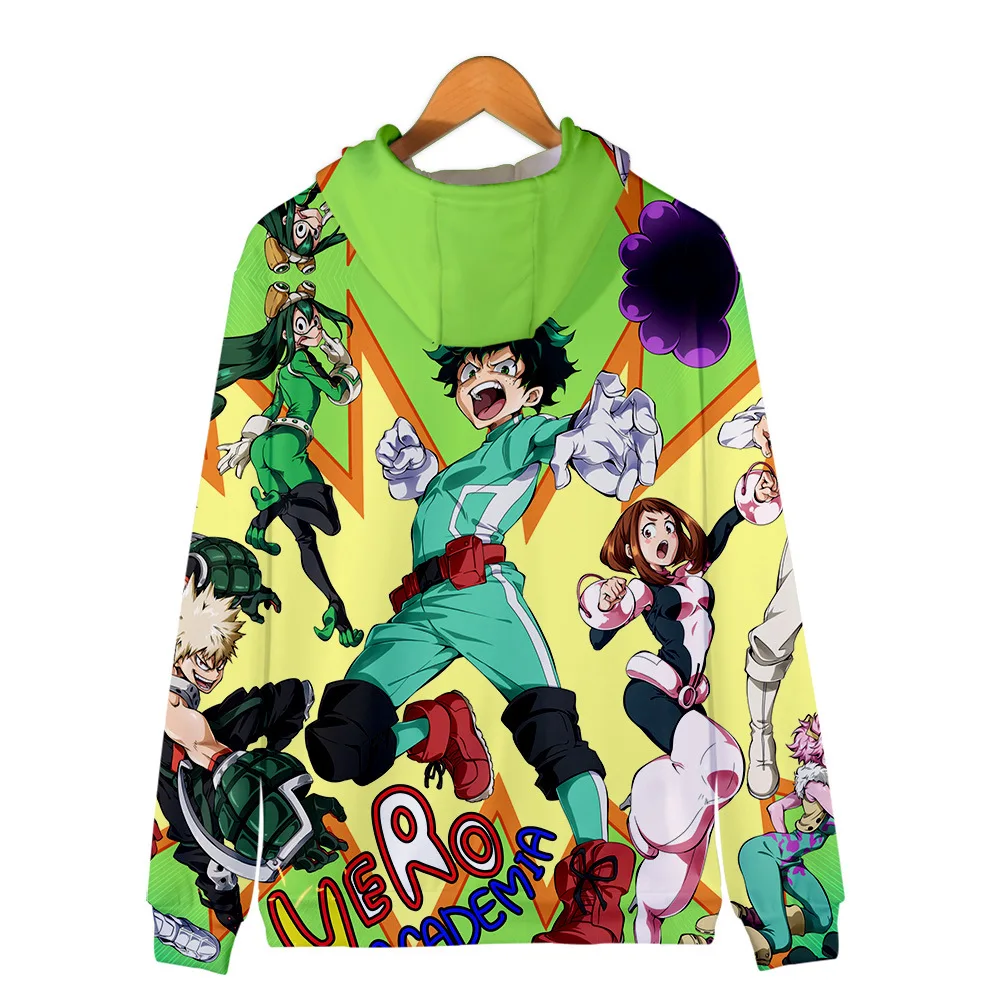 My Hero Academia Harajuku Anime Zipper Hoodies 1