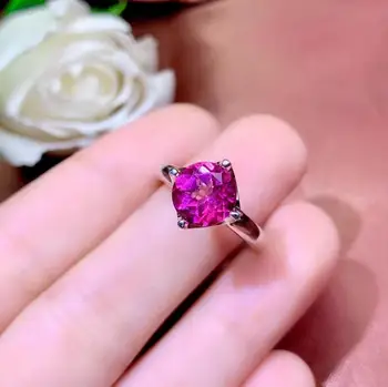 

Pink Topaz Natural And Real Topaz Ring Wedding Engagement Topaz Ring Fine Jewelry Wholesale 925 sliver Ring