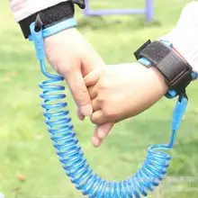 Детские вожжи поводок анти-потерянный Регулируемый соединитель на запястье Тяговый канат браслет пояс для малышей бабочка