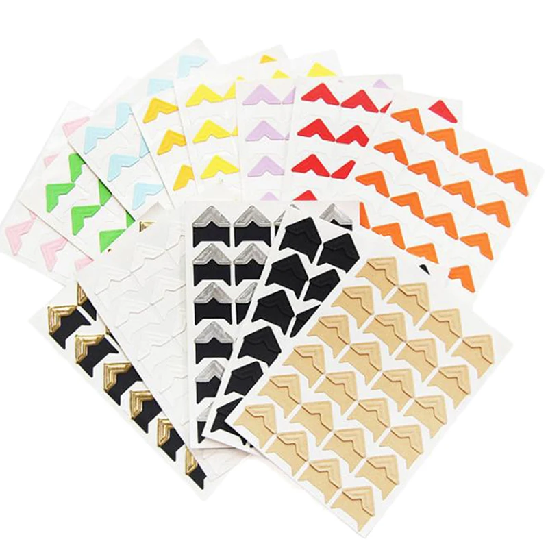 120pcs Self-adhesive Photo Corner Sticker Craft Scrapbooking Album