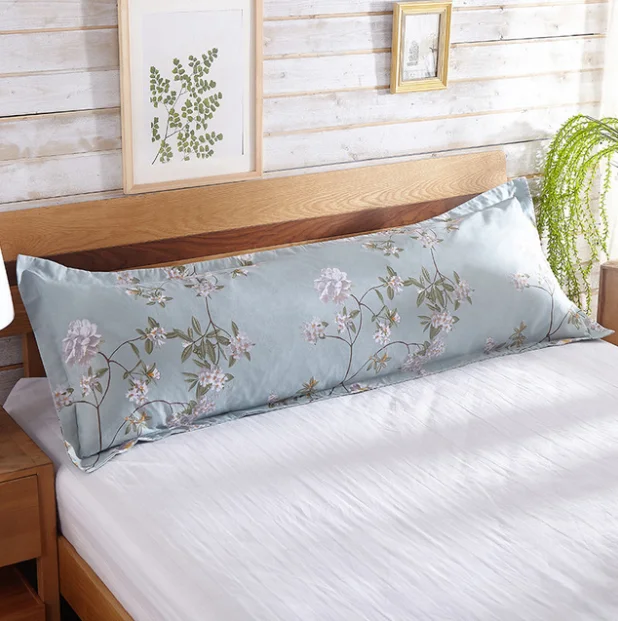 Высококачественная симпатичная наволочка для пары удобная домашняя с принтом