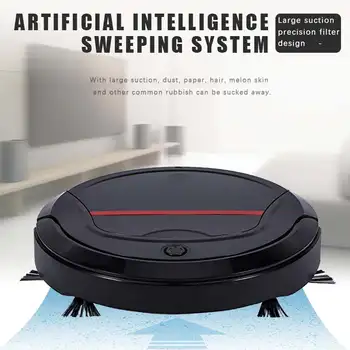 

1000Pa Smart Cleaning Robot USB Rechargeable Sweeping Robot Multifunctional Home Cleaning Automatic Intelligent Vacuum Cleaner