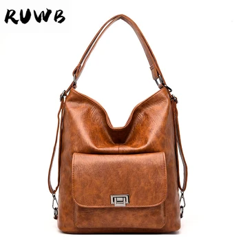 

RUWB Designer Handbags High Quality Soft Leather Women Messenger Bags Ladies Street Fashion Shopping Handbag Bolsa Feminina 2019