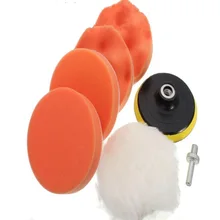 Поставка от производителя, 3 дюйма 80 Размеры для полировки автомобиля воск губчатый круг Минераловатный диск полировальный круг Pad 7 предметов