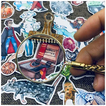 

32pcs Thin Paper Harry Potter Sticker Pack Notebook decoration stickers bullet journal stationery aesthetic adesivi adesivo
