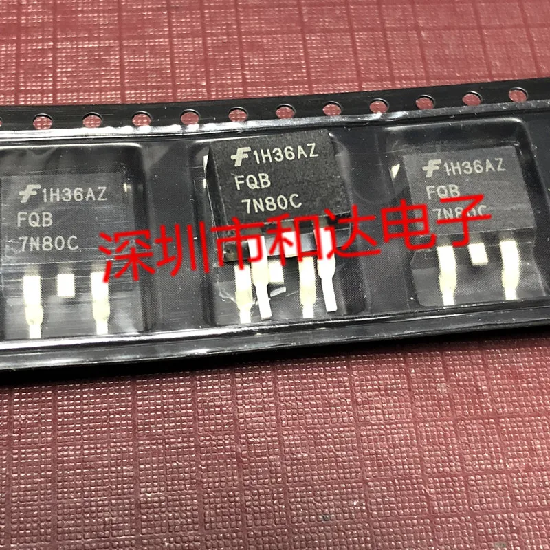 

FQB7N80C TO-263 800V 6.6A