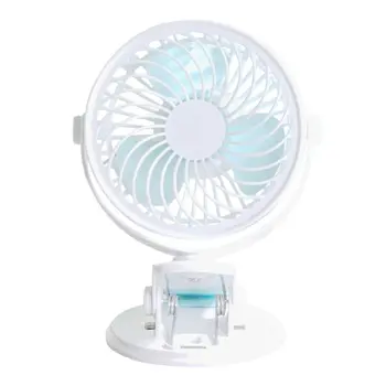 

USB Rechargeable Mini Air Cooling Fan Handheld Fan Usb Small 5 Inch Office Desktop Fan Clip Fan Portable