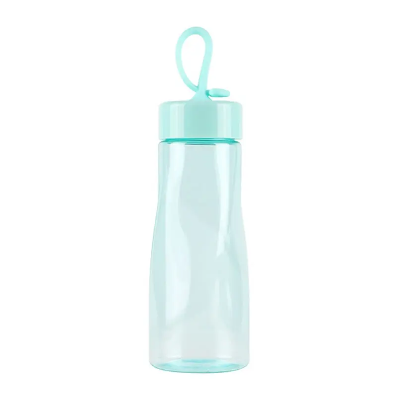 Upspirit, 500 мл, портативная бутылка для воды с ручкой, пластиковая, большая емкость, чайник для питья, для спорта и путешествий, шейкер для протеина, посуда для напитков - Цвет: Green