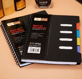 A6 A5 B6 Spiral Classified NoteBook Loose-leaf Bussiness Note book Student Graffiti Book Office School Supplies A6 A5 B6 Spiral Classified NoteBook Loose-leaf Bussiness Note book Student Graffiti Book Office School Supplies