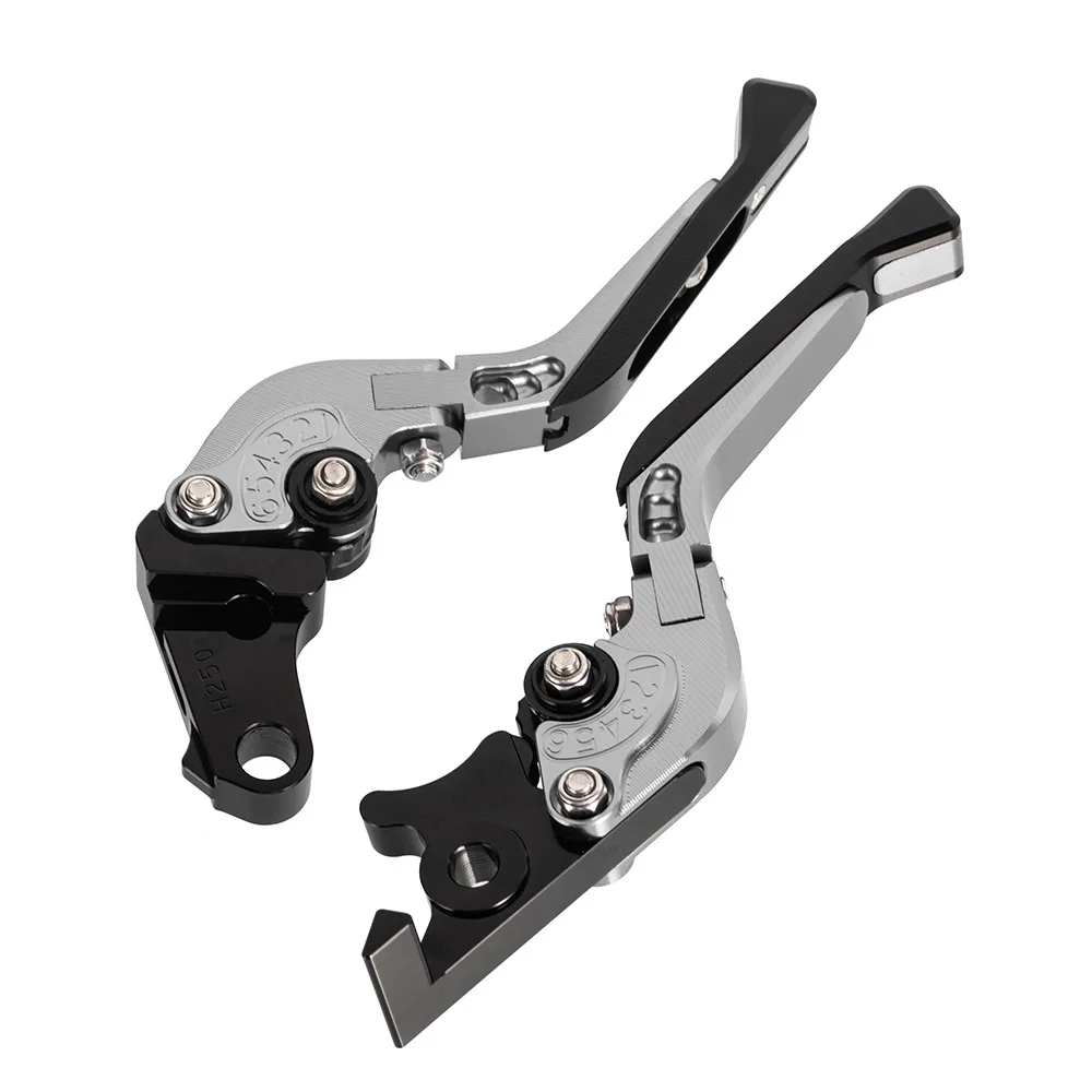 Для Suzuki GSXR600 GSXR750 2006- GSXR1000 2009- Складные Выдвижные Тормозные Рычаги сцепления мотоциклетные регулируемые ручки - Цвет: Titanium