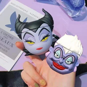 

For AirPods Pro Case Maleficent Ursula Carabiner Cover Witch for airpods 1 2