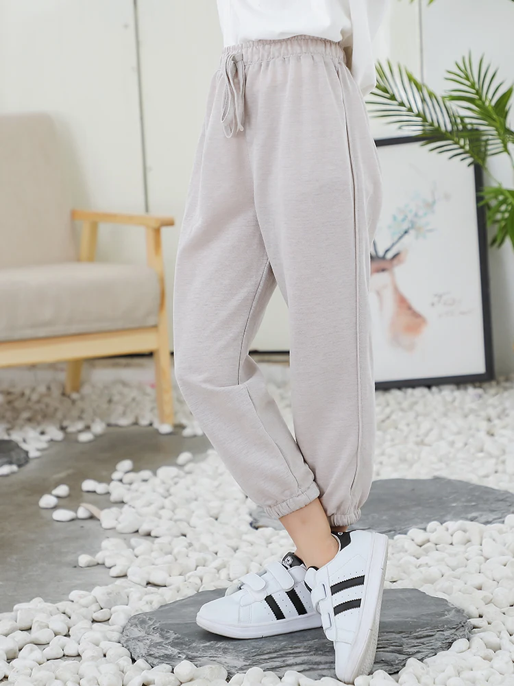 Girls Boys Pants Casual Fashion Children's Trousers 4-12 Year Old Children's Clothes Sweatpants