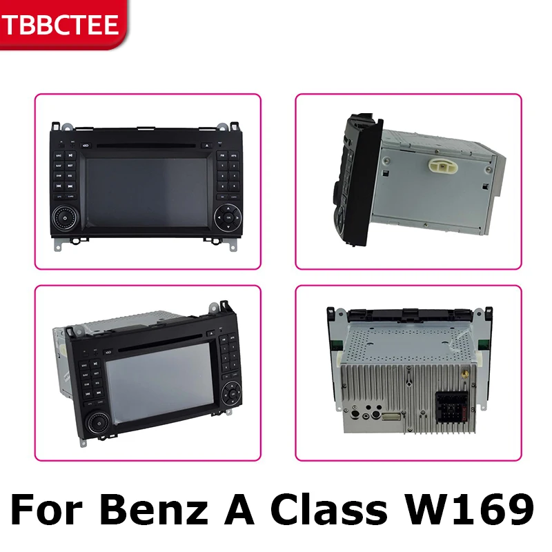 Best 2 Din Android radio bluetooth GPS Navigation wifi Stereo video For Mercedes Benz A Class W169 2004-2012 Car Multimedia Player 1