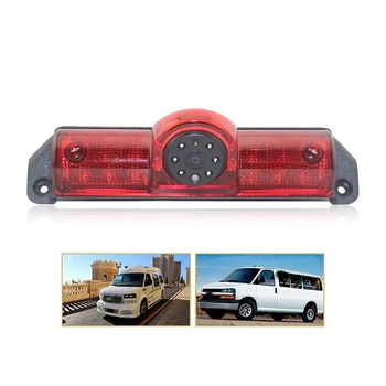 

Car Brake Lamp Camera Brake Light Replacement Rear View Backup Camera for Chevy Express/GMC Savana 2003-2017