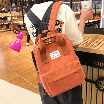 

Harajuku Women Backpack Letter Printed School Students Bagpacks Large Capacity Travel Picnic Bags For Teenage Girls Mochila