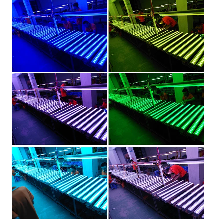Strong waterproof ip65 grade dmx led bar 24*10W rgbw 4in1 led wall washer light for outdoor