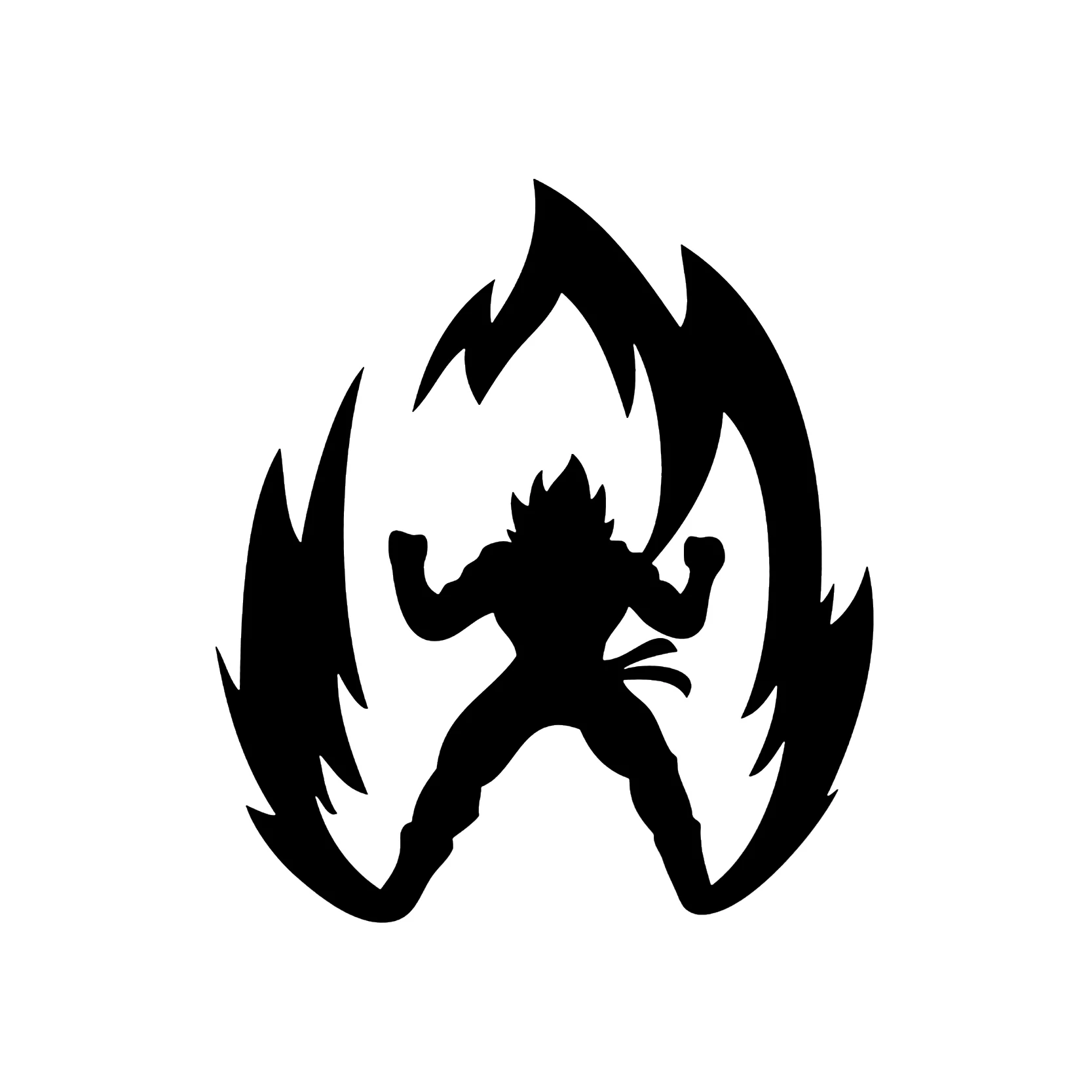 Супер Saiyan Goku Dragon Ball Z высечки Виниловая наклейка для окна автомобиля грузовик ноутбук практически любой жесткий, гладкая поверхность " высокий
