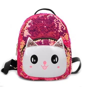

2019 NEW Cute baby kid girl school bag fashion sequins cartoon rabbit canta backpack