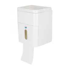 Многофункциональный настенный диспенсер для салфеток для ванной комнаты, без ударов, коробка для хранения салфеток, диспенсер для бумаги, чехол, товар для ванной комнаты