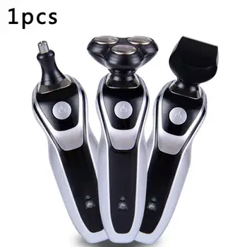 

3 in 1 Electric Shaver Multifunctions Razor Beard Trimmer with Clipper Nose Hair Trimmer Washable Safe for Men&Women Household