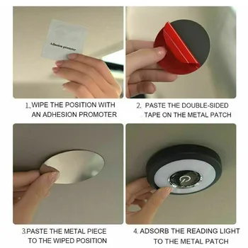 

Roof Reading Light Flashlight Electronic Components+ABS Parts Accessories Car