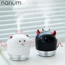 New Devil Angel Humidifier Mini Ultrasonic Humidifiers Led Night Light Aroma Essential Oil Diffuser USB Fogger Car Air freshener цена New Devil Angel Humidifier Mini Ultrasonic Humidifiers Led Night Light Aroma Essential Oil Diffuser USB Fogger Car Air freshener цены онлайн