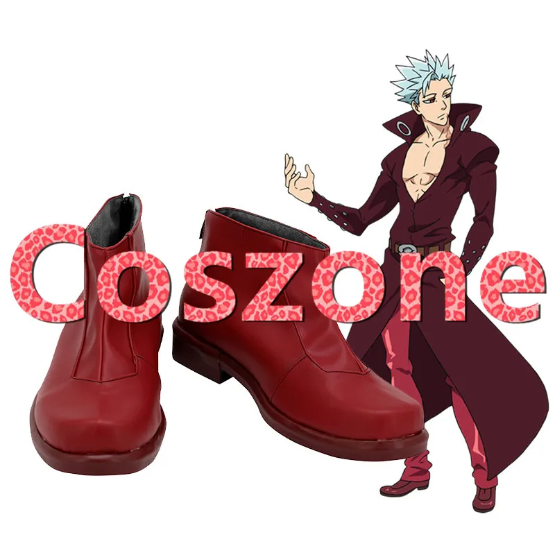 The Seven Deadly Sins Ban Fox's Sin of Greed Cosplay Shoes Boots Halloween Carnival Costume Accessories | Тематическая одежда