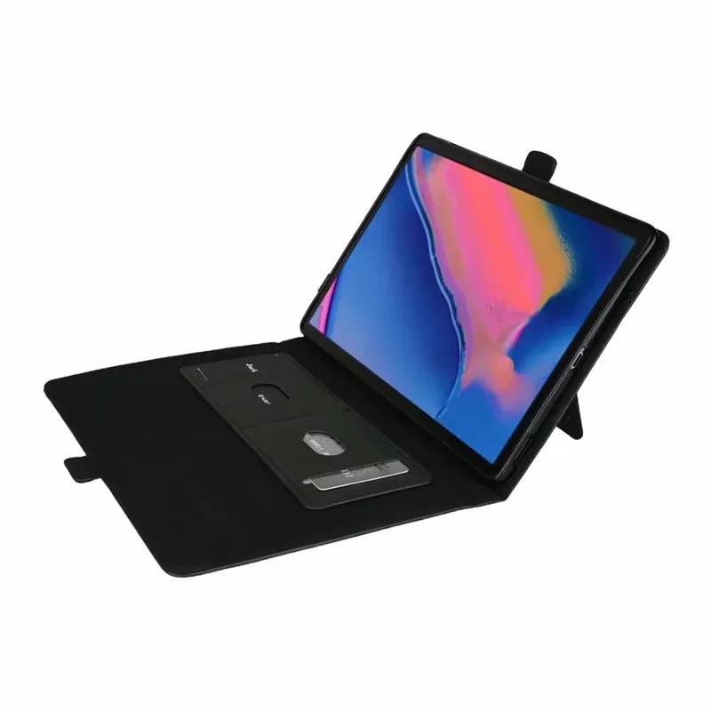 Чехол для Samsung Galaxy Tab A 8,0, тонкий смарт-флип-чехол из искусственной кожи с функцией автоматического сна, чехол для планшета SM-T290 SM-T295+ 3 в 1