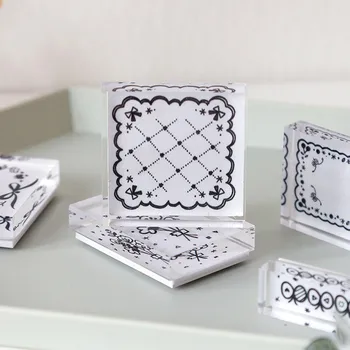 

Vintage Basic Acrylic Stamp DIYclear Stamps for Scrapbooking Stationery Scrapbooking Standard Stamp Kids Gift