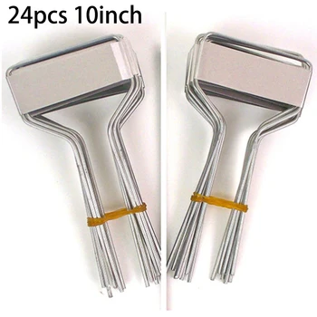 

24PCS 4-10inch Metal Plant Label Gardening Potted Flower Arrangement Sign Garden Supplies Outdoor Waterproof