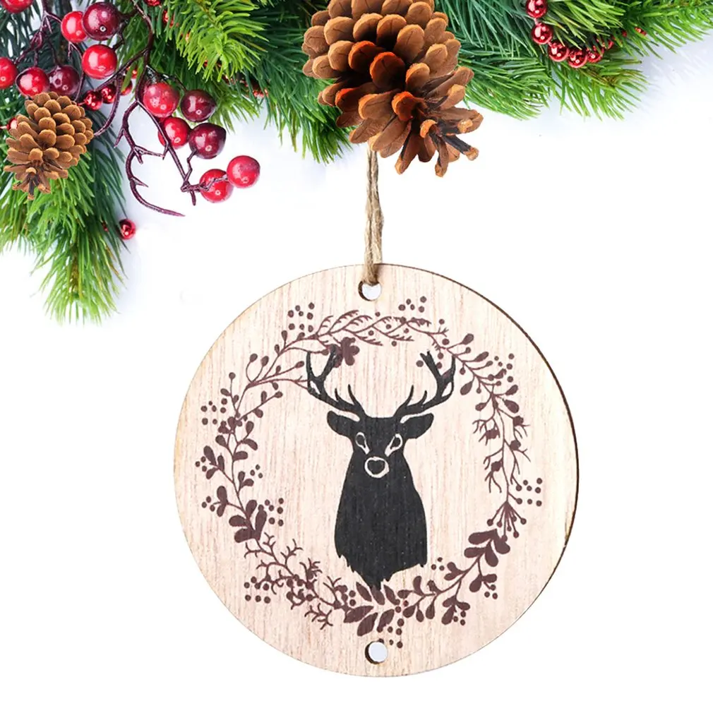 Creative Christmas Decorations Christmas Wooden Craft Gift Pendant Jm01605 Christmas Tree Decoration Pendant 3