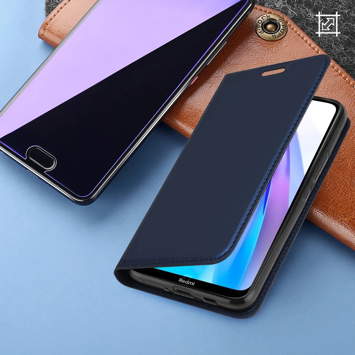 Для Xiao mi Red mi Note 8T чехол Роскошный кожаный тонкий Чехол-книжка с магнитной подставкой и отделениями для карт для mi Note 10 mi CC9 Pro