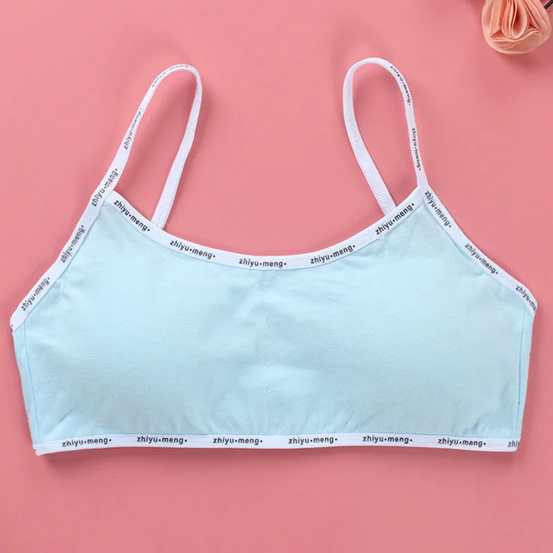 Хлопковые дышащие бюстгальтеры для девочек подростков и студентов нижнее белье