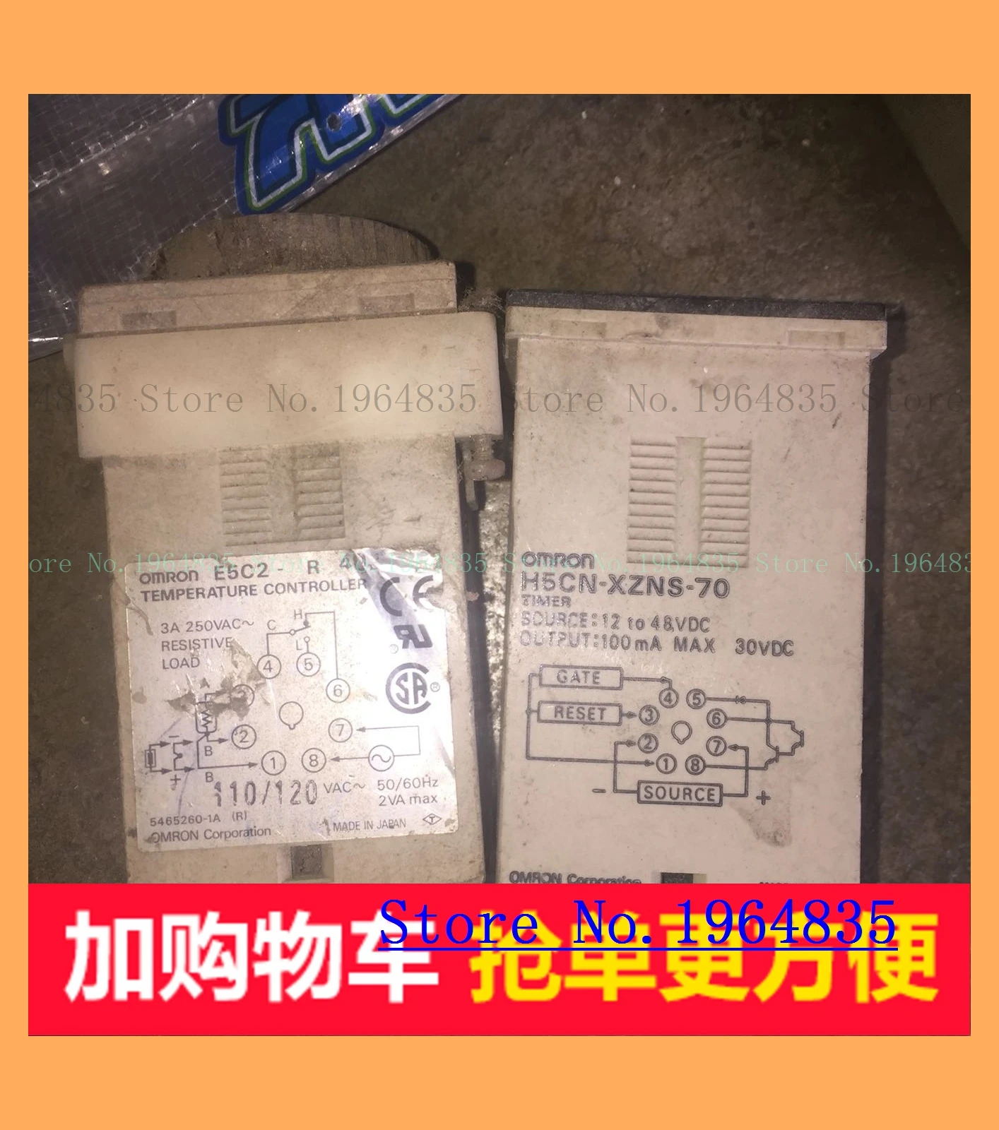 E5C2-R40J 110/120VAC H5CN-XZNS-70 12-48VDC