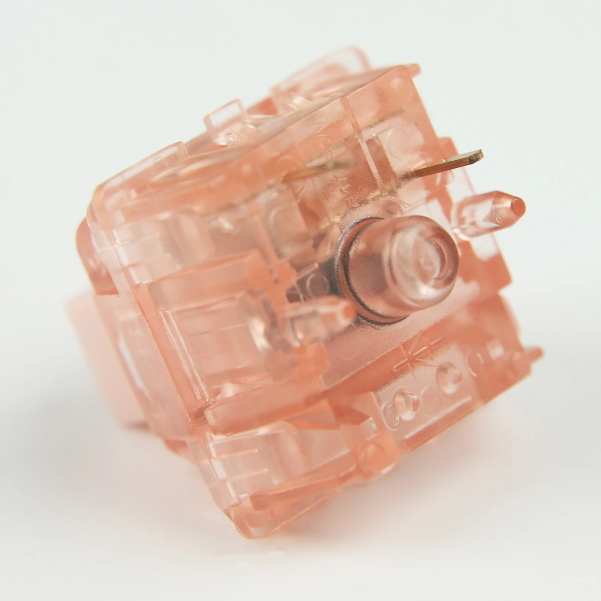 Gateron Box Ink v2 5pin Switches Pom Stem pc Habitação Rosa Preto Teclado Mecânico Pré-lubed - Imagem 3