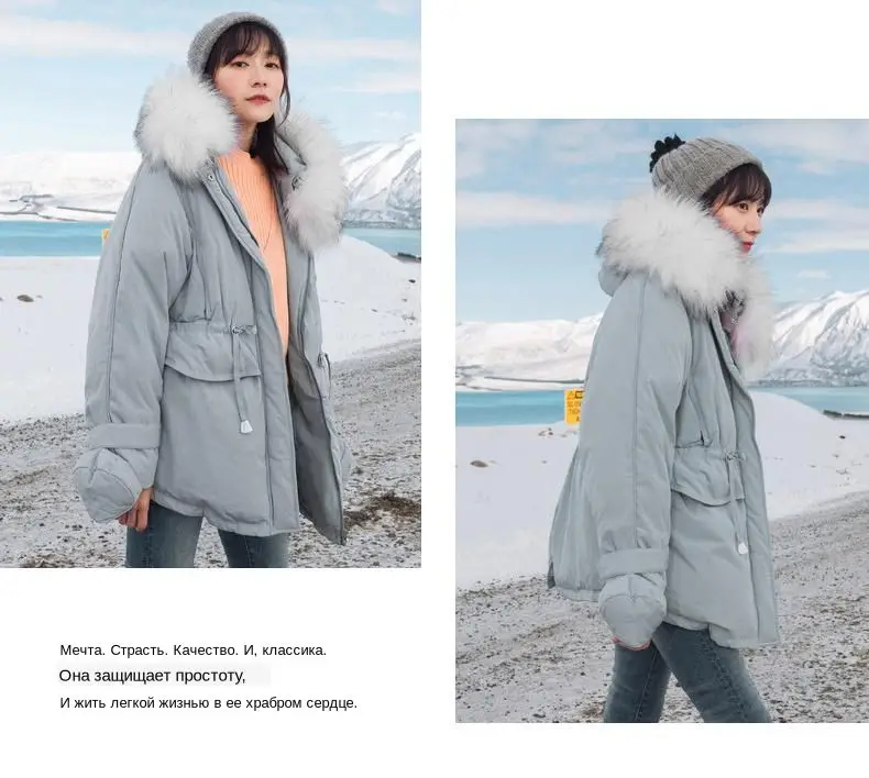 INMAN Зима Новое поступление однотонное с капюшоном Модное теплое тонкое женское короткое пуховое пальто