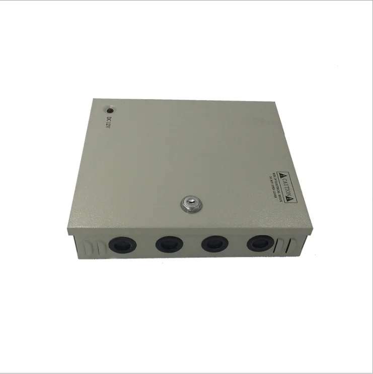 DC12V 10A импульсный источник питания 9 коробка-держатель с 120 Вт камеры видеонаблюдения светодиодный уличный свет импульсный источник питания светодиодного табло