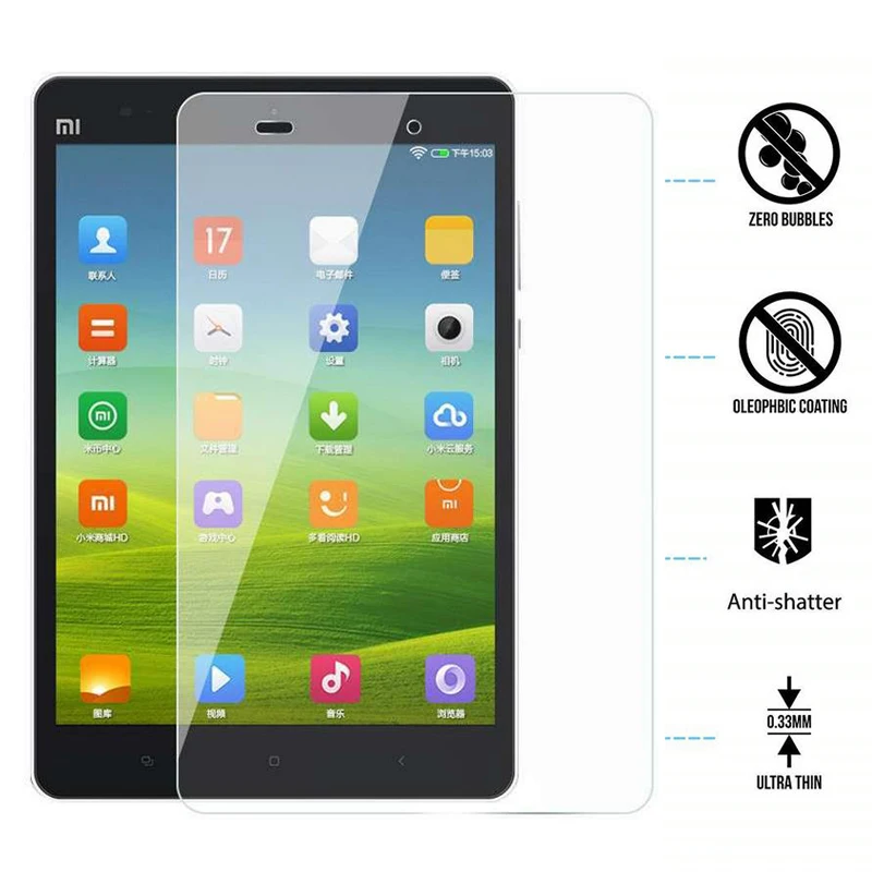 Mi Pad 4 Protective Glass For Xiaomi Mipad 4 Plus 1 2 3 Screen Protector On Ksiomi My 7.9 8.0 10.1 inch Tempered Glas armor Film