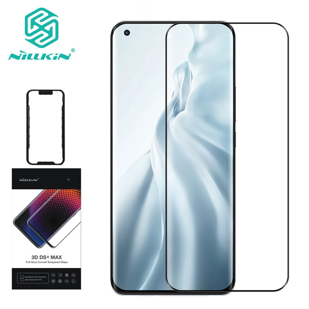 For Xiaomi Mi 11 Tempered Glass Nillkin DS+MAX Anti-Explosion Screen Protector For Xiaomi Mi 11 3D Glass Film