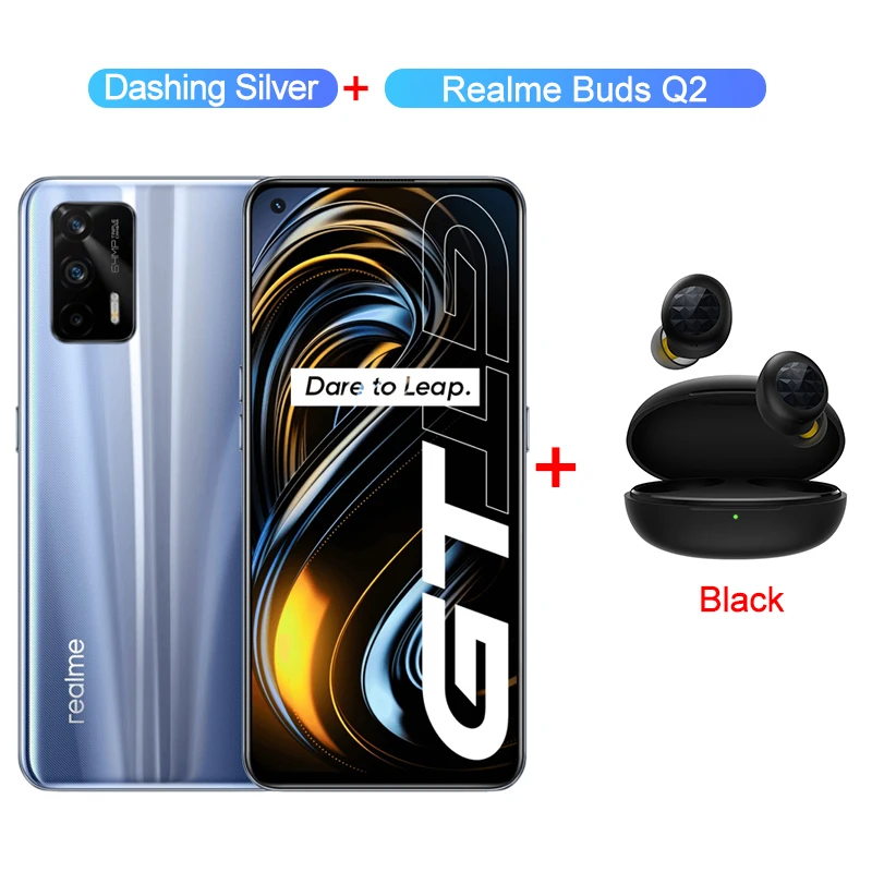 kingston 8gb ram Global Version Realme GT 5G Android 11 Smart Phones NFC 6.43" Snapdragon 888 Octa Core 64MP Rear Camera 4500mAh Mobile Phones best ram for gaming 8GB RAM