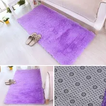 Напольный коврик, ковер, комфортный, модный, супер мягкий, длинный ворс, полиэстер, 40*60 см, для ванной, спальни, противоскользящий стул