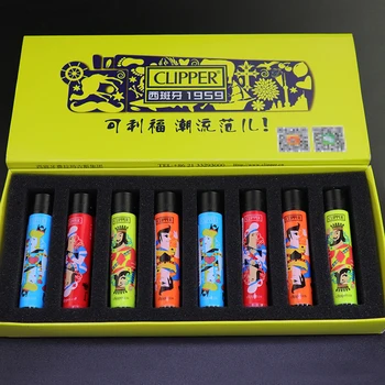 

Grinding Wheel Original Clipper Gasoline Lighter Nylon Torch Free Fire Pocket Refillable Gas Lighter Use For Collection And Gift