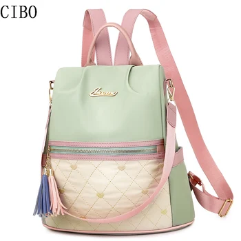 

2020 New Fashion Anti Theft Women Backpack High Quality Durable Oxford Female Backpack Pretty Style Girls School Backpack SAC