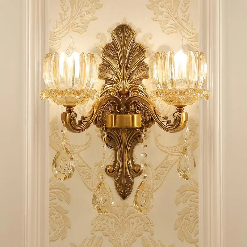 Зеркало Luminaria Parede Kinkiety аппликация лампе Murale де Кристалл Aplique Luz сравнению Wandlamp свет для Домашний Светильник Настенный светильник