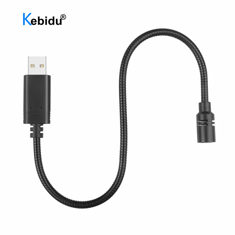 Micrófono USB Flexible con cancelación de ruido, dispositivo portátil de Audio externo para estudio, PC, ordenador, portátil, Mac