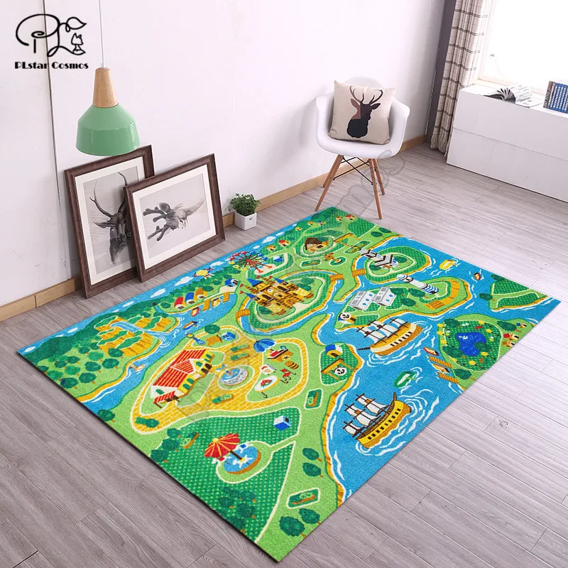

Game Anti-Skid Area Floor Mat 3D Rug Non-slip Mat Dining Room Living Room Soft Child Bedroom Mat Carpet 04