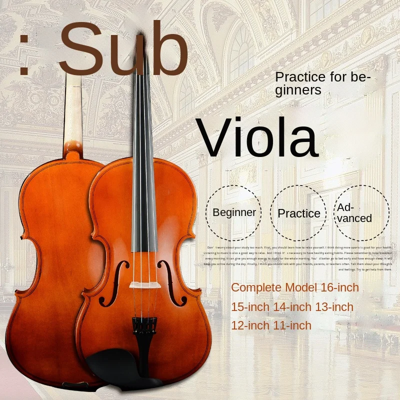 Adults And Children Beginners Practice Test Grading Viola 16 15 14 13 12 11 Inches High Sound Quality Viola
