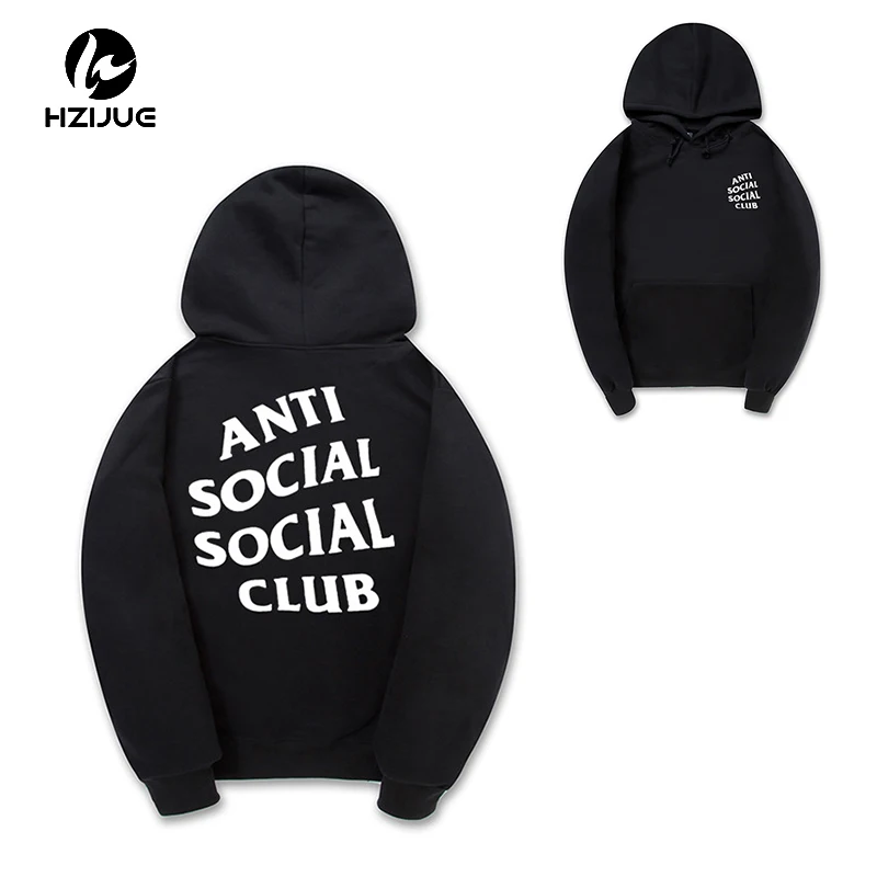 

Men Fashion Long Sleeve Letter Printed Hoodies Sweatshirt Men Women Social Social Club Pullover Anti Hooded Warm Winter Hoodie
